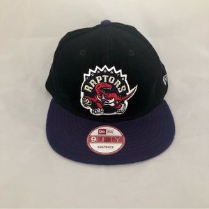 New Era Toronto Raptors 2-Tone 9FIFTY Snapback Hat - Hardwood Classics